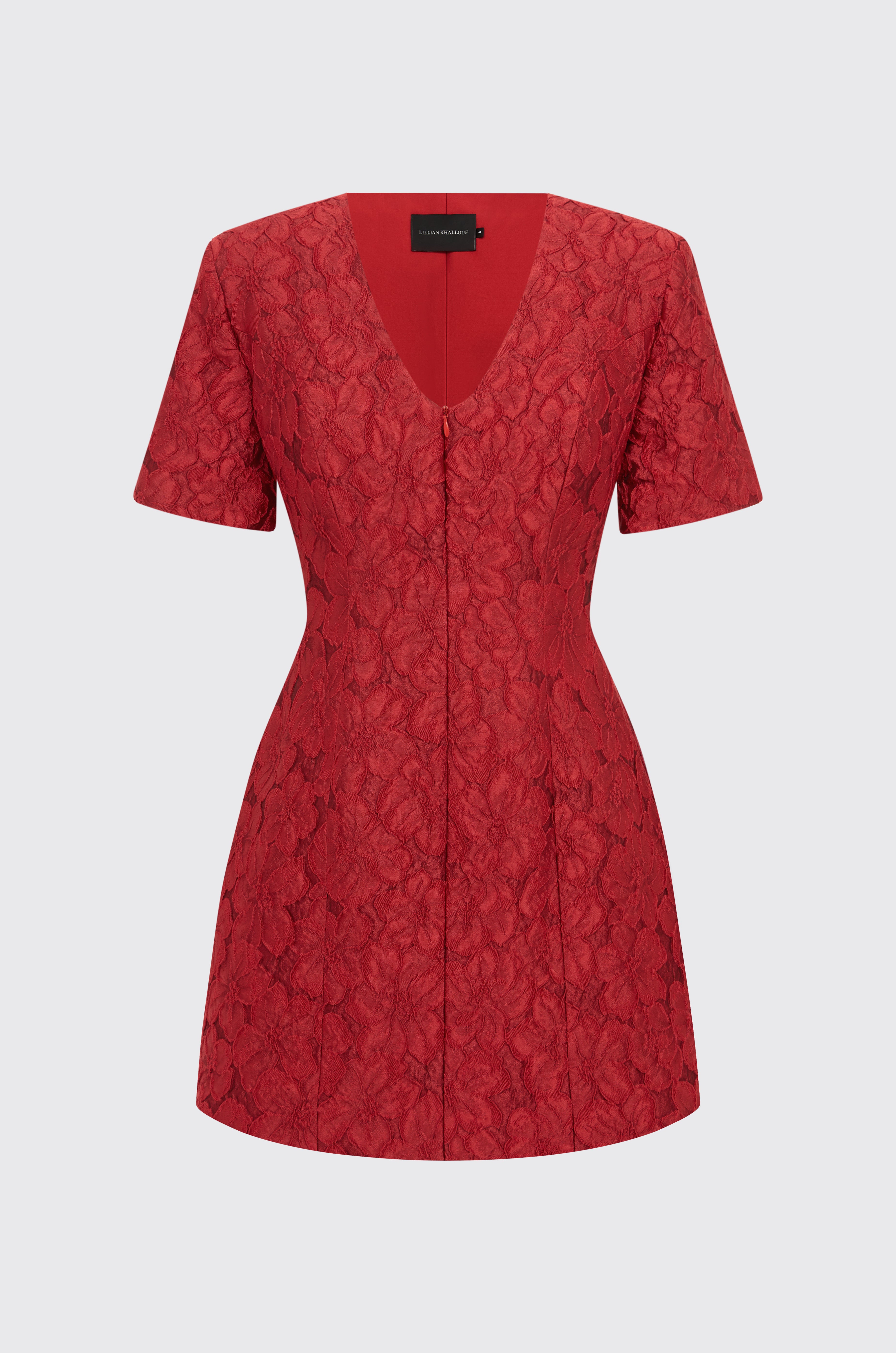 Tailored Samar Dress - Red