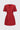 Tailored Samar Dress - Red