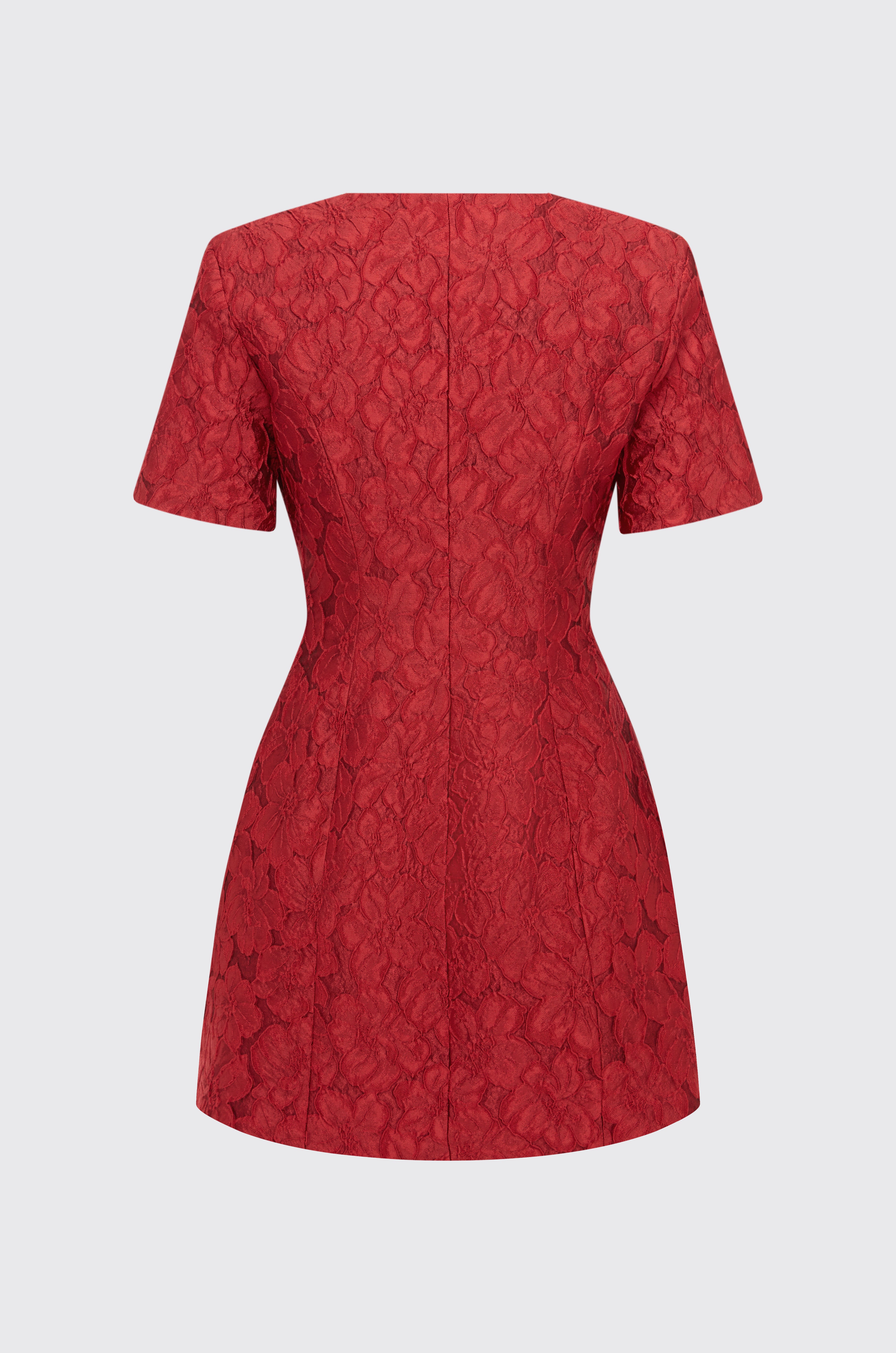 Tailored Samar Dress - Red