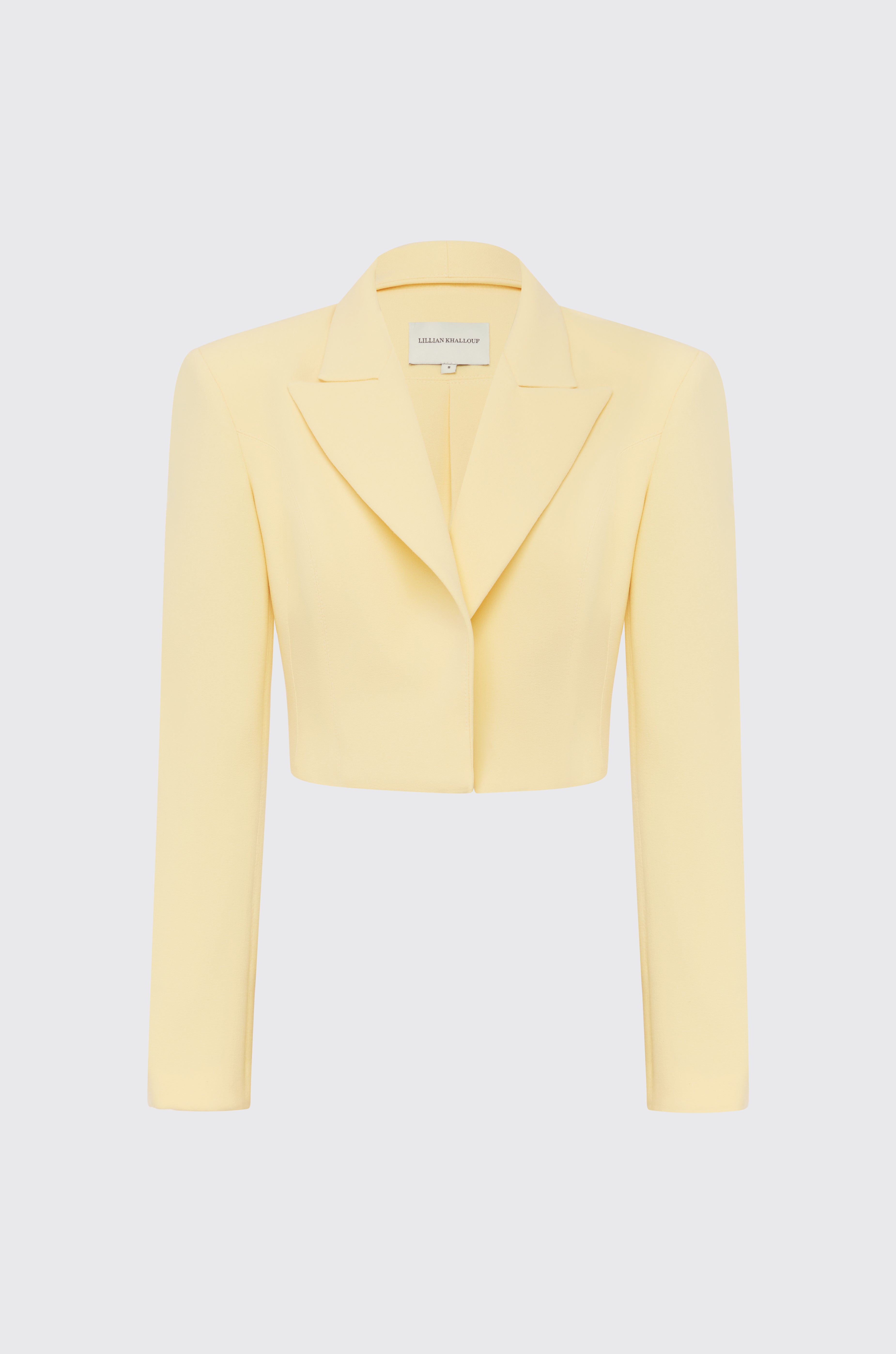 Desert Cropped Jacket - Lemon