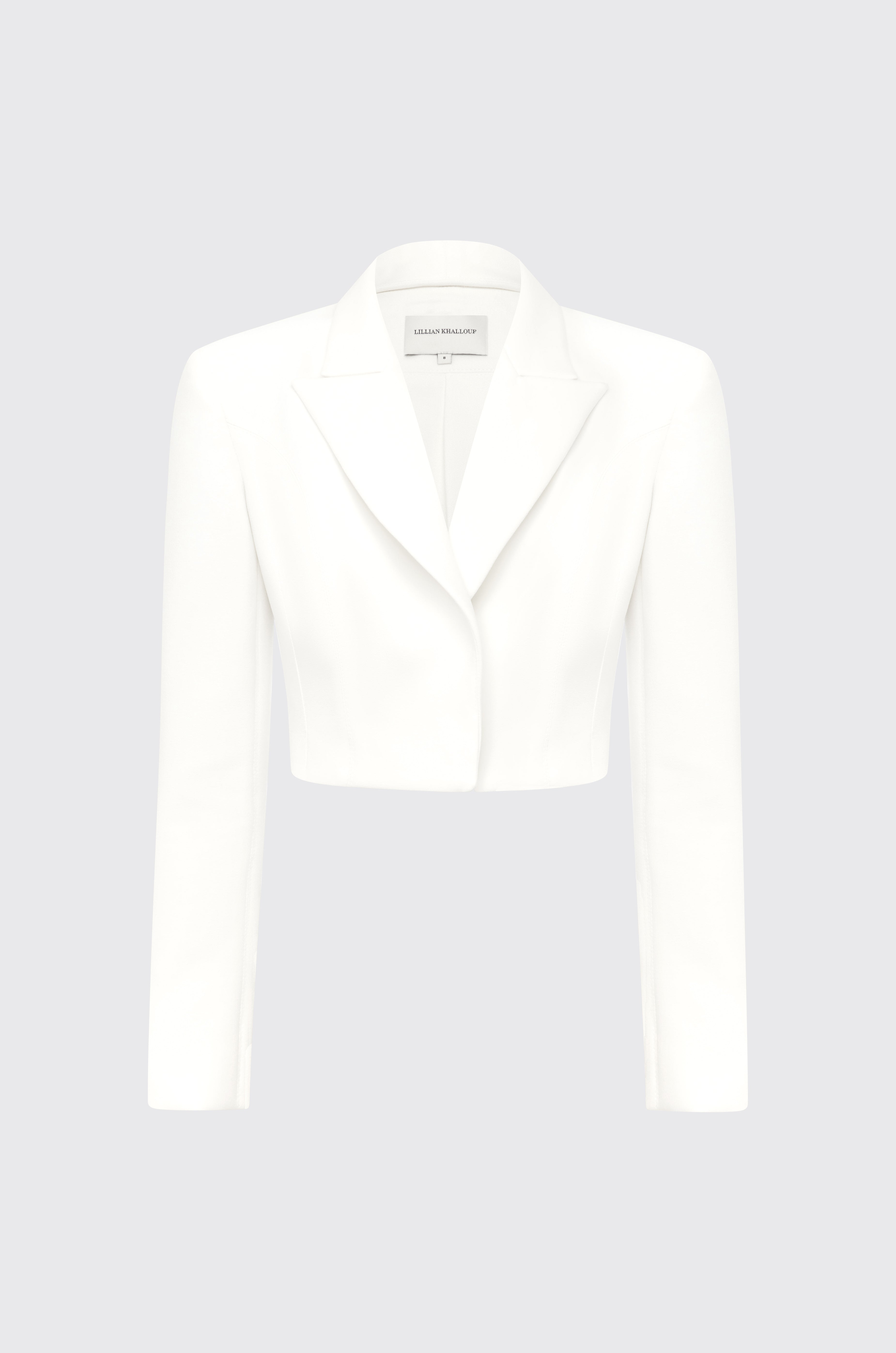 Desert Cropped Jacket - Ivory
