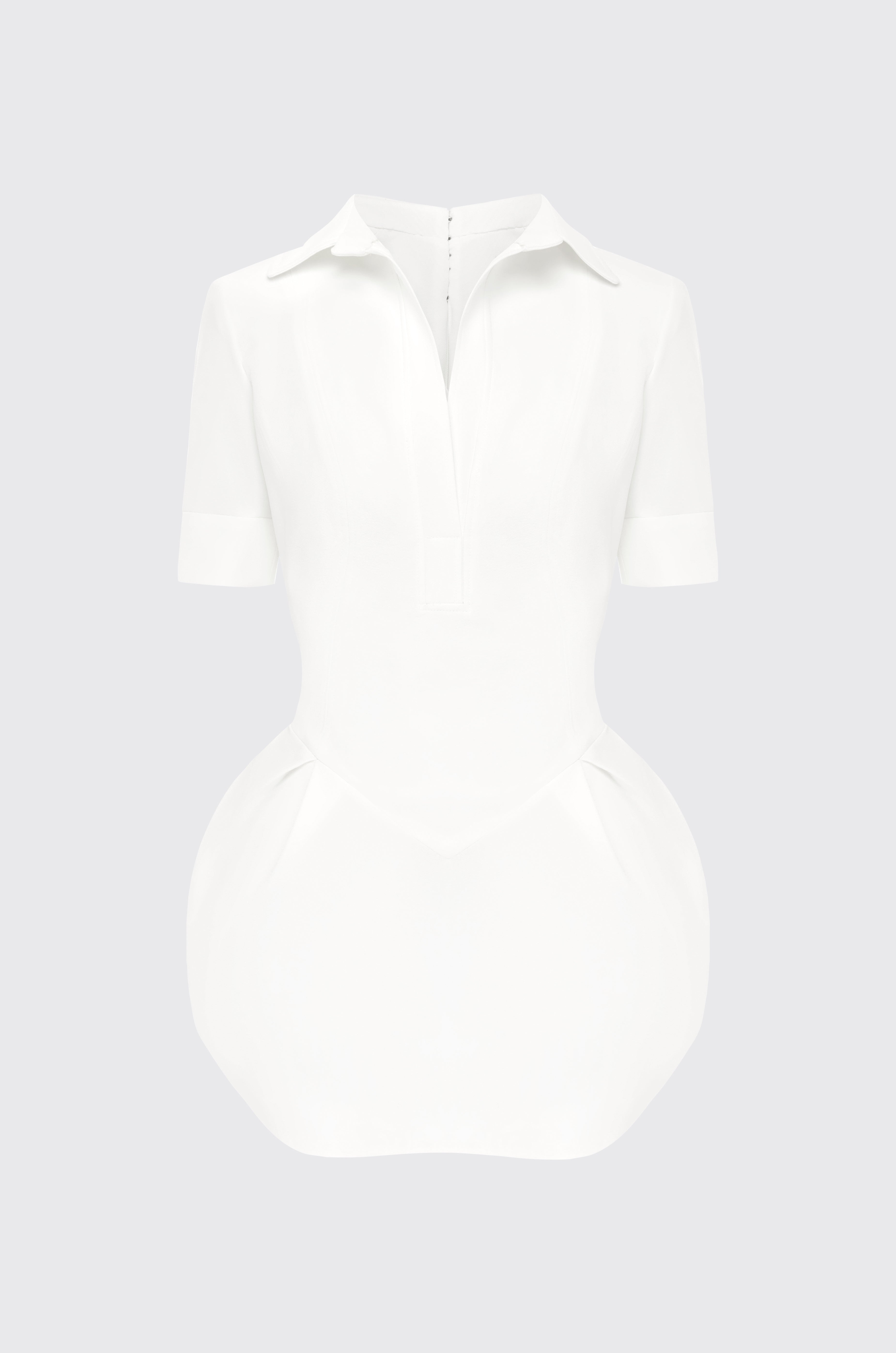 Aqua Mini Dress - Natural