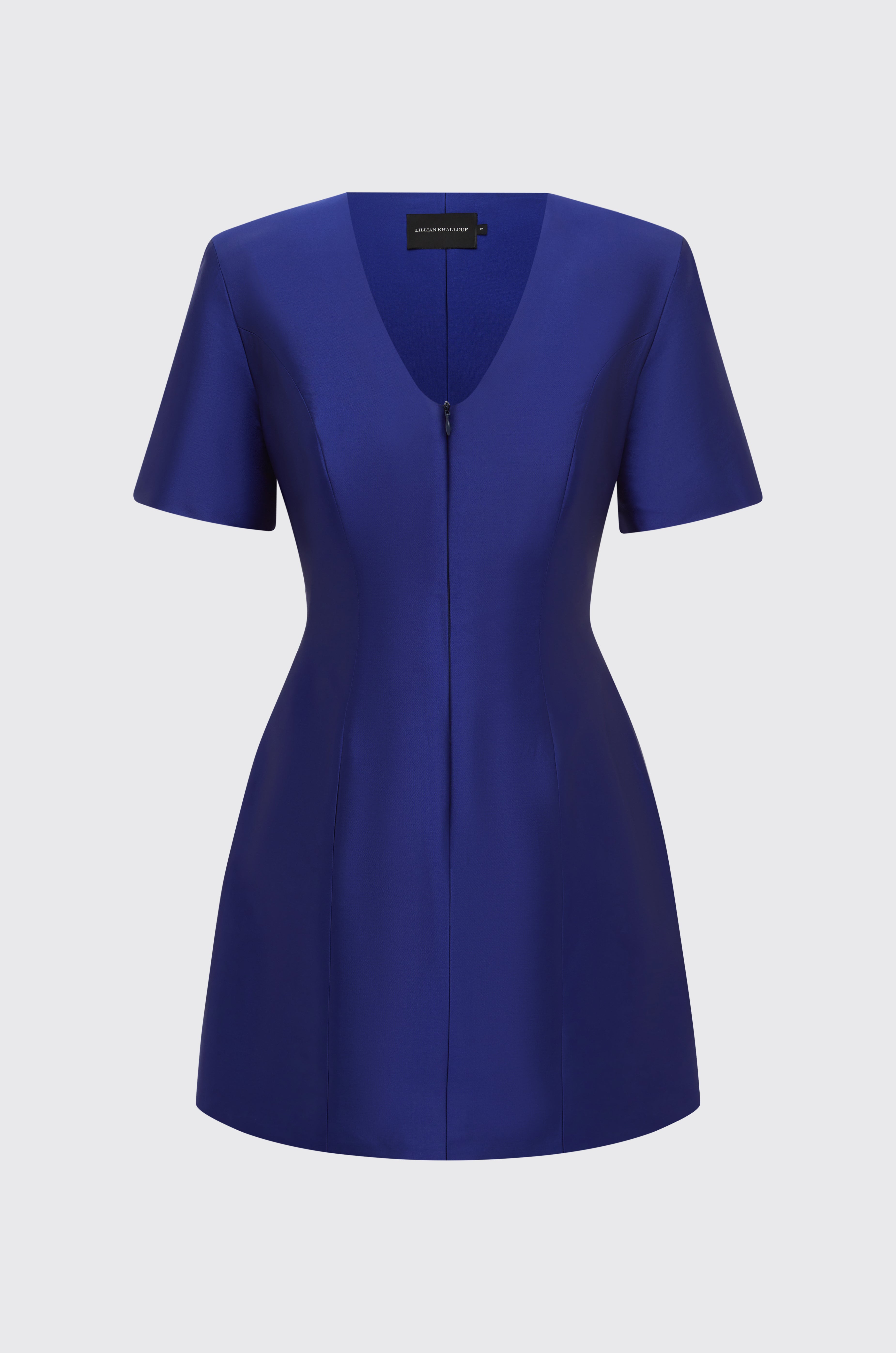 Tailored Samar Dress - Blue