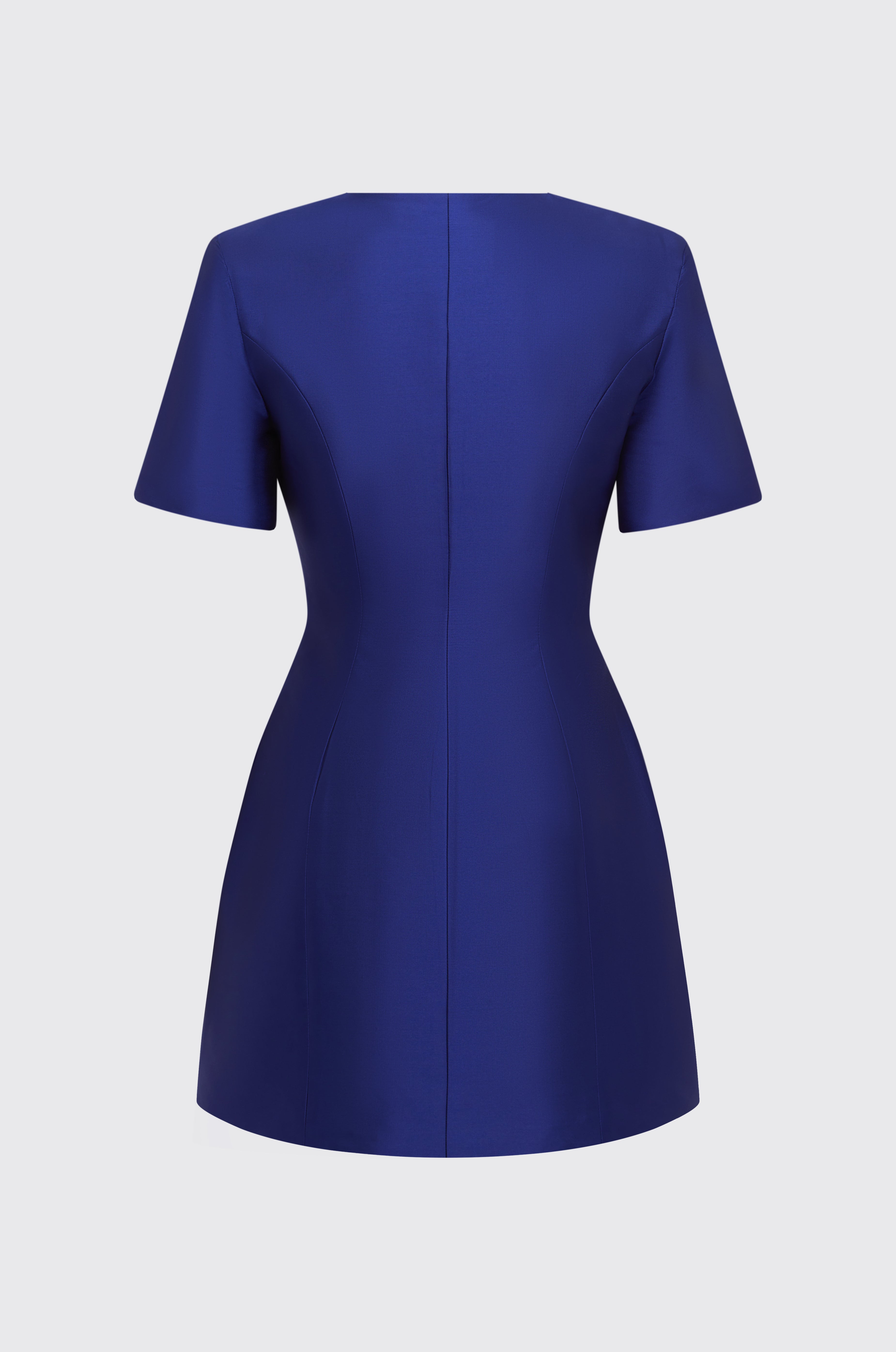 Tailored Samar Dress - Blue