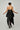 Mini Satin Bow Dress - Black